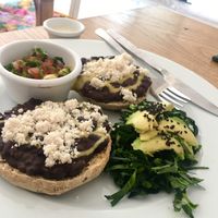 Molletes at La Senda Restaurante in Playa Del Carmen