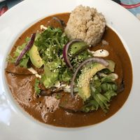 Enmoladas  at La Senda Restaurante in Playa Del Carmen