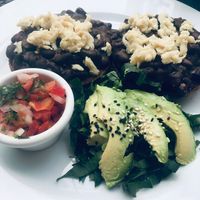 Mollettes breakfast at La Senda Restaurante in Playa Del Carmen