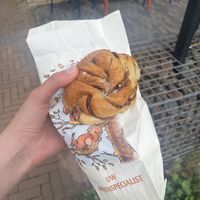 Cinnamon bun (€2,99)  at Puur & Loos in Utrecht