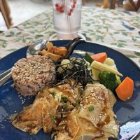 Vegan chicken  at O'ganic Concept Ari in Bangkok