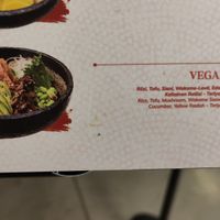 Vegan pokebowl at Ginza Sushi Bar in Helsinki
