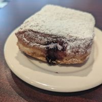Beacon Donuts blackberry beignet. at The Brewed in Chicago