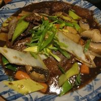 Mock beef. at Pod Norenami in Krakow