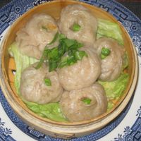 Vegan momos at Pod Norenami in Krakow