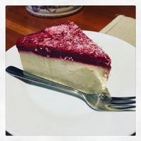 amazing gluten free vegan cake at Pod Norenami in Krakow