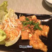 Coconut tofu at Pod Norenami in Krakow