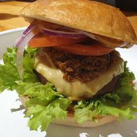 Beyond Baconjam Burger at Guerilla Gröstl Foodhouse in Nuremberg