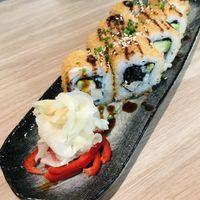 Vegan tempura maki (tofu & avocado)  at Kivistön Sushi  in Vantaa