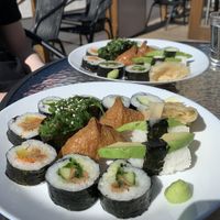 Vegan set from a la carte menu  at Haiku Sushi in Helsinki