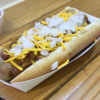 Chili cheese dog  at Vice Burger  in Fort Worth