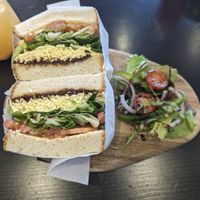 Ploughmans Sandwich (Veganised) at Kettle Black in Paisley