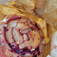 Cherry pastry at Kettle Black in Paisley