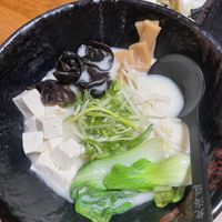 Veggie ramen   at Hokkaido Ramen House in Santa Cruz