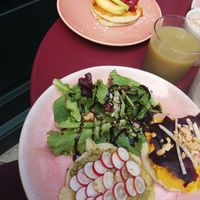 Pancakes salé et sucré vegan at La Collation - Fondaudège in Bordeaux