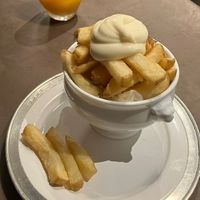 Vegan mayo tastes great  at De Frites Staan in Kyoto