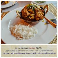 Aloo Gobi Gluten Free at Masala Indian Restaurant in Slupsk