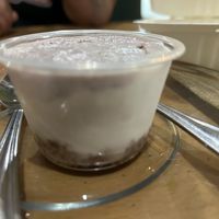 Strawberry cream dessert cup - super yummy!   at Great Full Gardens - Midtown in Reno