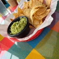 Guac and chips  at Bandito's Mexican Grill in Ogunquit