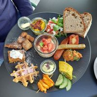 Brunch platter at vorveg in Hannover