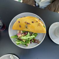 Spinach omelette at vorveg in Hannover