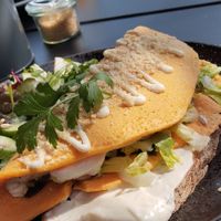 Omelet Kein lachs at vorveg in Hannover