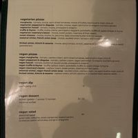 Veggie and vegan menu  at Pico Pizza - Nordvest in Copenhagen