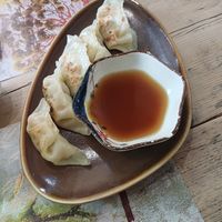 Vegan gyoza at Sushi & Salad in Stamford
