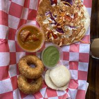 The Breakfast Thali  at Gold Lion Community Cafe in Richmond
