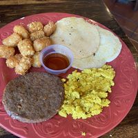The All American Breakfastt  at Gold Lion Community Cafe in Richmond