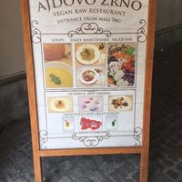 Sign at Ajdovo Zrno in Ljubljana