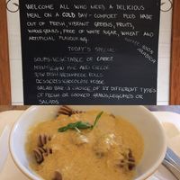 great Mac and cheese! at Ajdovo Zrno in Ljubljana