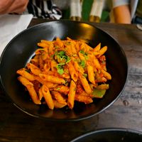 Gluten free vegan pasta. at Harry's Beach Bistro in Caloundra