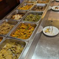 Some of the buffet selection at Tian Fu Lou in Guilin