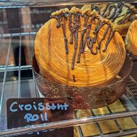 Croissant roll at El Obrador de la Paka in Madrid