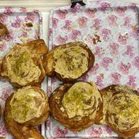 Vegan pistachio roll  at El Obrador de la Paka in Madrid