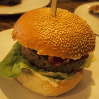 Big burger at DopHert in Amsterdam
