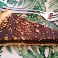 chocolate ganache cake at DopHert in Amsterdam