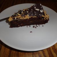 Chocolate-peanut butter cake at DopHert in Amsterdam