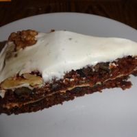 Creamy carrot cake at DopHert in Amsterdam