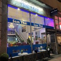 Outside of restaurant   at Sam Thai Restaurant in Southport