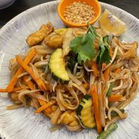 Pad Thai no egg   at Sam Thai Restaurant in Southport