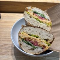 Beetroot Sandwhich  at Arket Café in Helsinki