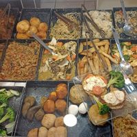 Buffet style at Rico Vegetariano in San Carlos De Bariloche