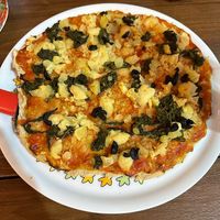 Pizza at La Jaula De Grillos in Zaragoza