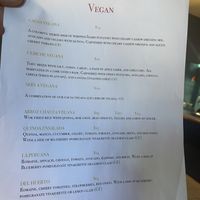 In addition to its menu of meat and seafood dishes, Serva has a separate menu for vegans.  at Serva Peruvian Cuisine in Ketchum