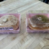 horchata custard & tiramisu   at Donut Flyer in San Diego