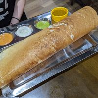 Masala dosa. Very tasty and filling 😋 at Crispy Dosa in Bristol