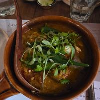 Veg curry at Lahpet in London