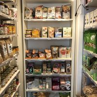 chocolate, gummies, spreads, chips etc.  at Die Kichererbse in Stuttgart